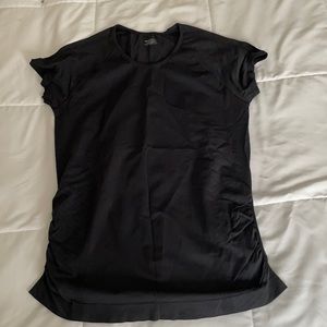 Athleta speedlight short sleeve tee size L Black